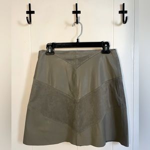 Gray Zara mini skirt